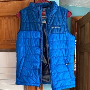 Columbia Vibrant Blue Quilted Vest